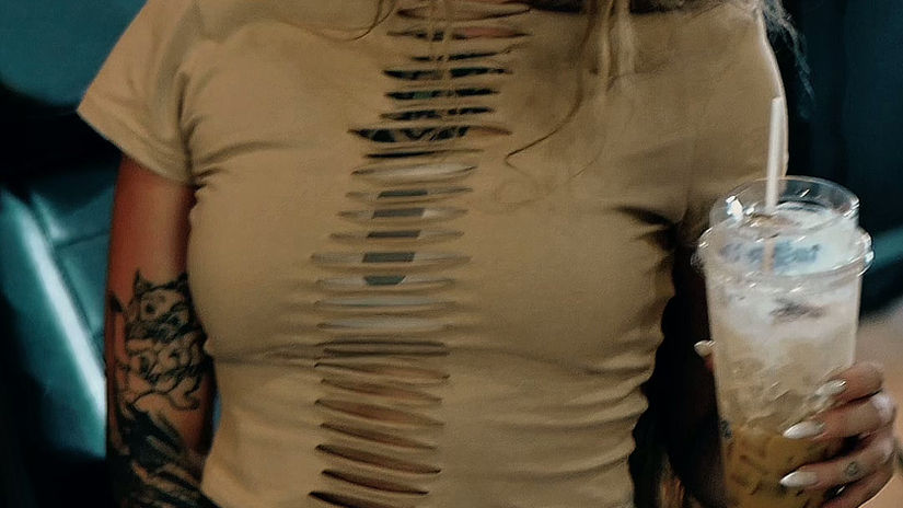 Kali realistic colorful tattoo